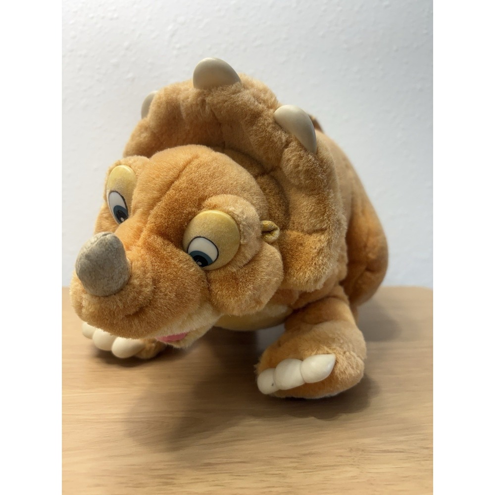 VTG 1988 UCS Amblin JC Penney The Land Before Time Cera Triceratops Plush Rare